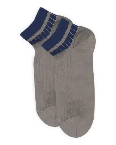 Men PEPER HAROW Old School Mens Trainer Socks - Grey £13.00