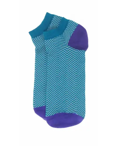 Men PEPER HAROW Lux Taylor Mens Trainer Socks - Marine £13.00