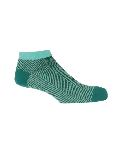 Men PEPER HAROW Lux Taylor Mens Trainer Socks - Turquoise £13.00
