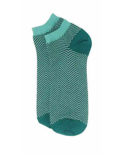 Men PEPER HAROW Lux Taylor Mens Trainer Socks - Turquoise £13.00