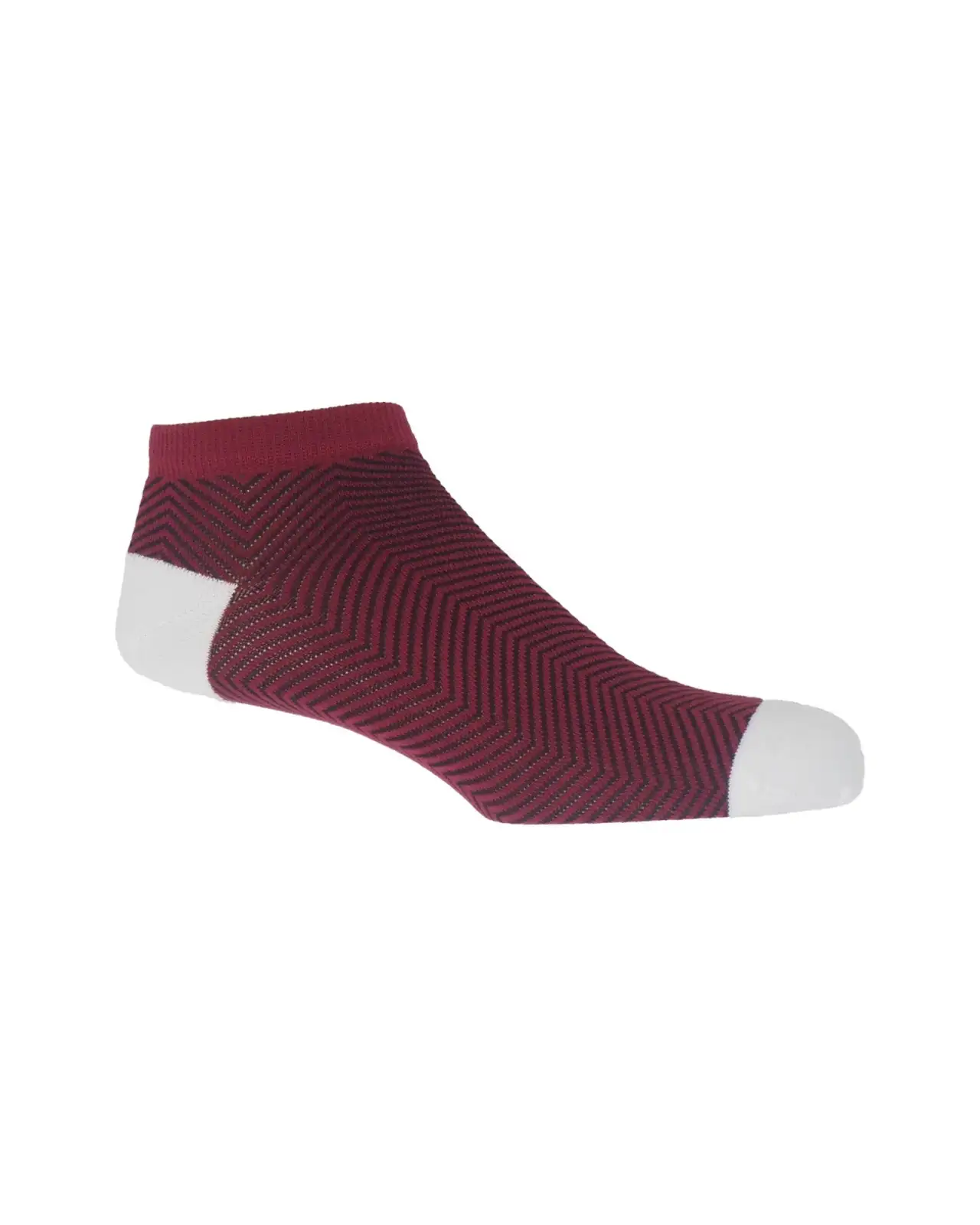 Men PEPER HAROW Lux Taylor Mens Trainer Socks - Burgundy £13.00