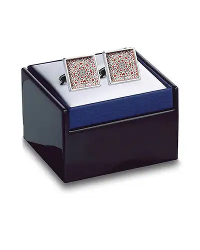 Others Fox and Chave Iznik Tile Red Cufflinks £29.00