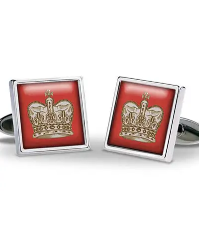 Royal Fox and Chave Crown Red Cufflinks £29.00