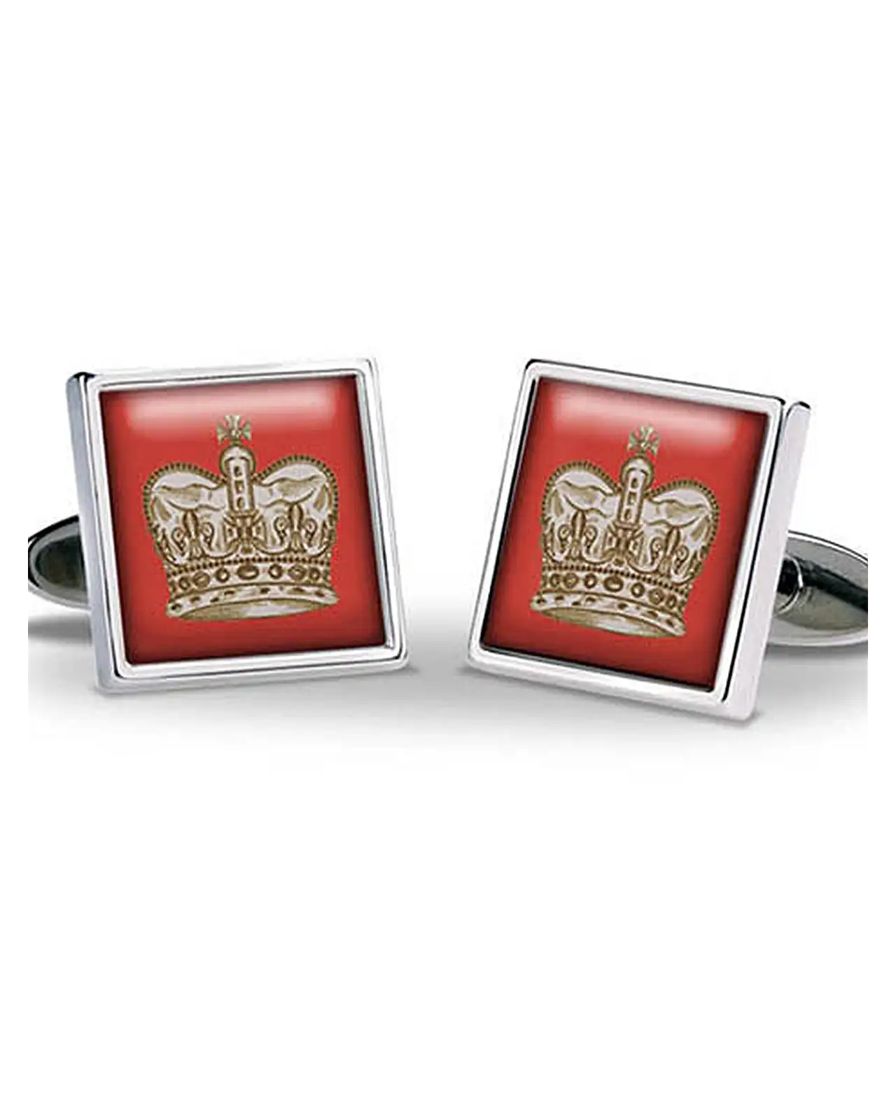 Royal Fox and Chave Crown Red Cufflinks £29.00