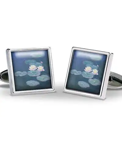 Others Fox and Chave Monet Waterlilies Cufflinks £29.00