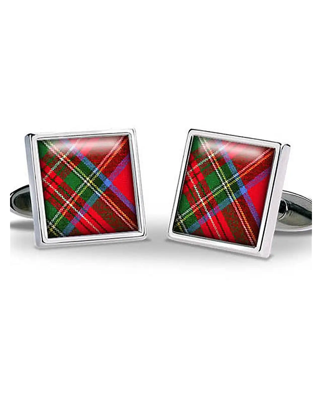 Royal Fox and Chave Tartan Royal Stewart Cufflinks £29.00