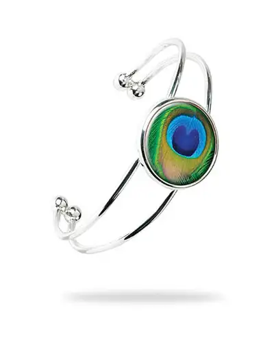 Bangles Fox and Chave Peacock Feather Bangle £25.00