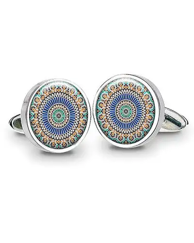 Others Fox and Chave Marrakesh Blue Cufflinks £29.00