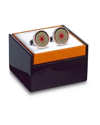 Others Fox and Chave Adam Burnt Orange Cufflinks £29.00
