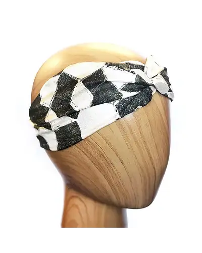 Headbands Fox and Chave Islamic Star Tiles Silk Headband £18.00