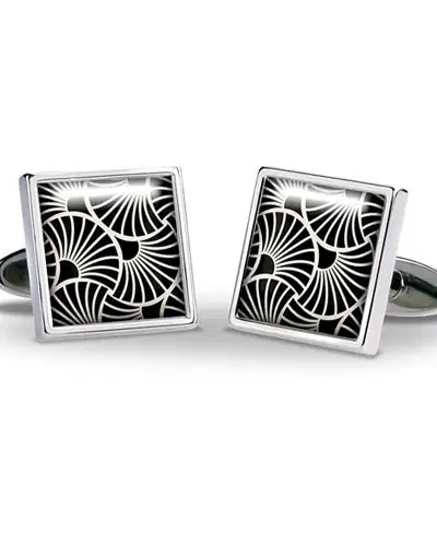 Others Fox and Chave Deco Ginkgo Cufflinks £29.00