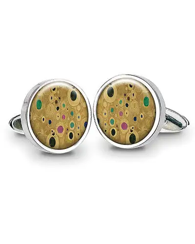 Others Fox and Chave Klimt Gold Cufflinks £29.00