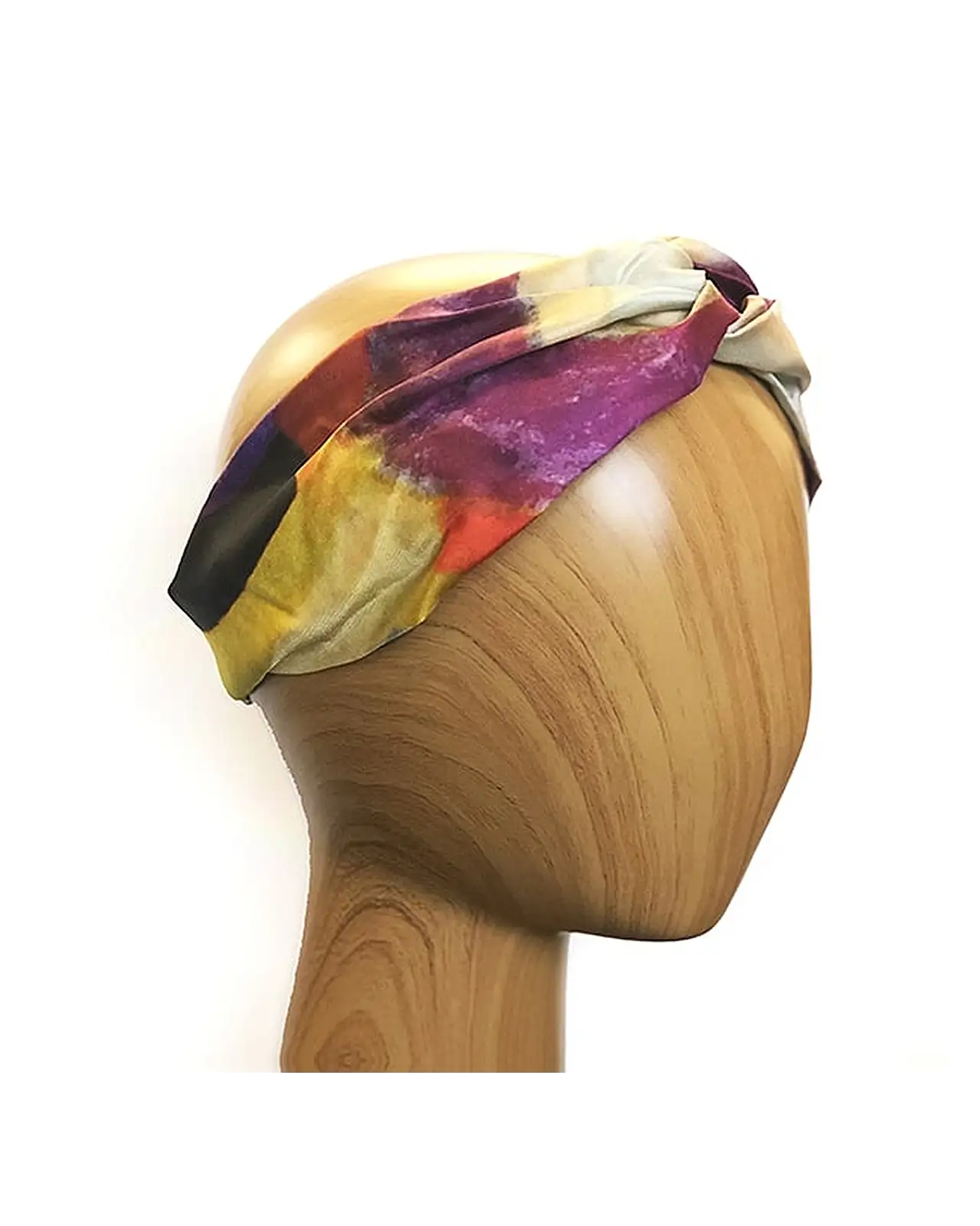 Headbands Fox and Chave Delaunay Still Life Silk Headband £18.00