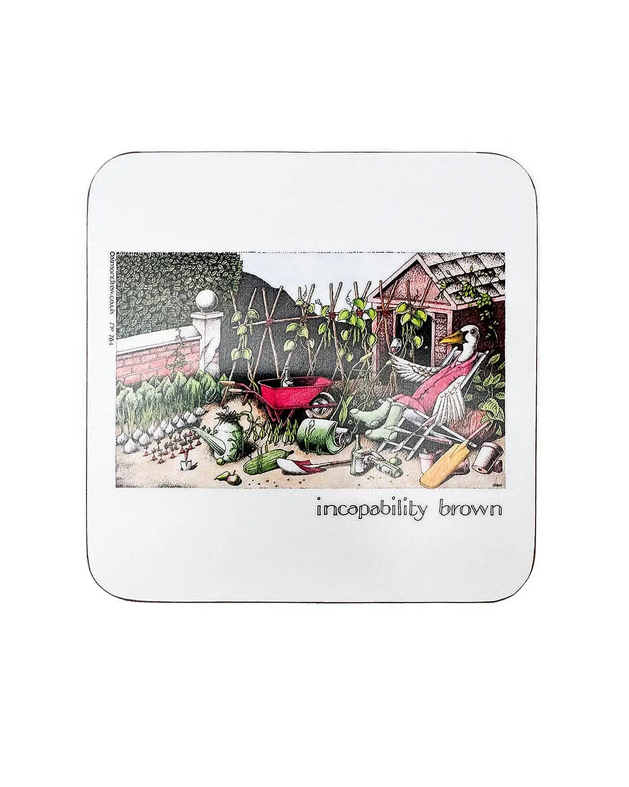 Coasters Fox and Chave Simon Drew Coaster - Incapability Brown £4.00