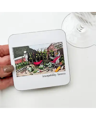 Coasters Fox and Chave Simon Drew Coaster - Incapability Brown £4.00