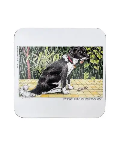 Coasters Fox and Chave Simon Drew Coaster - Chewsday £4.00