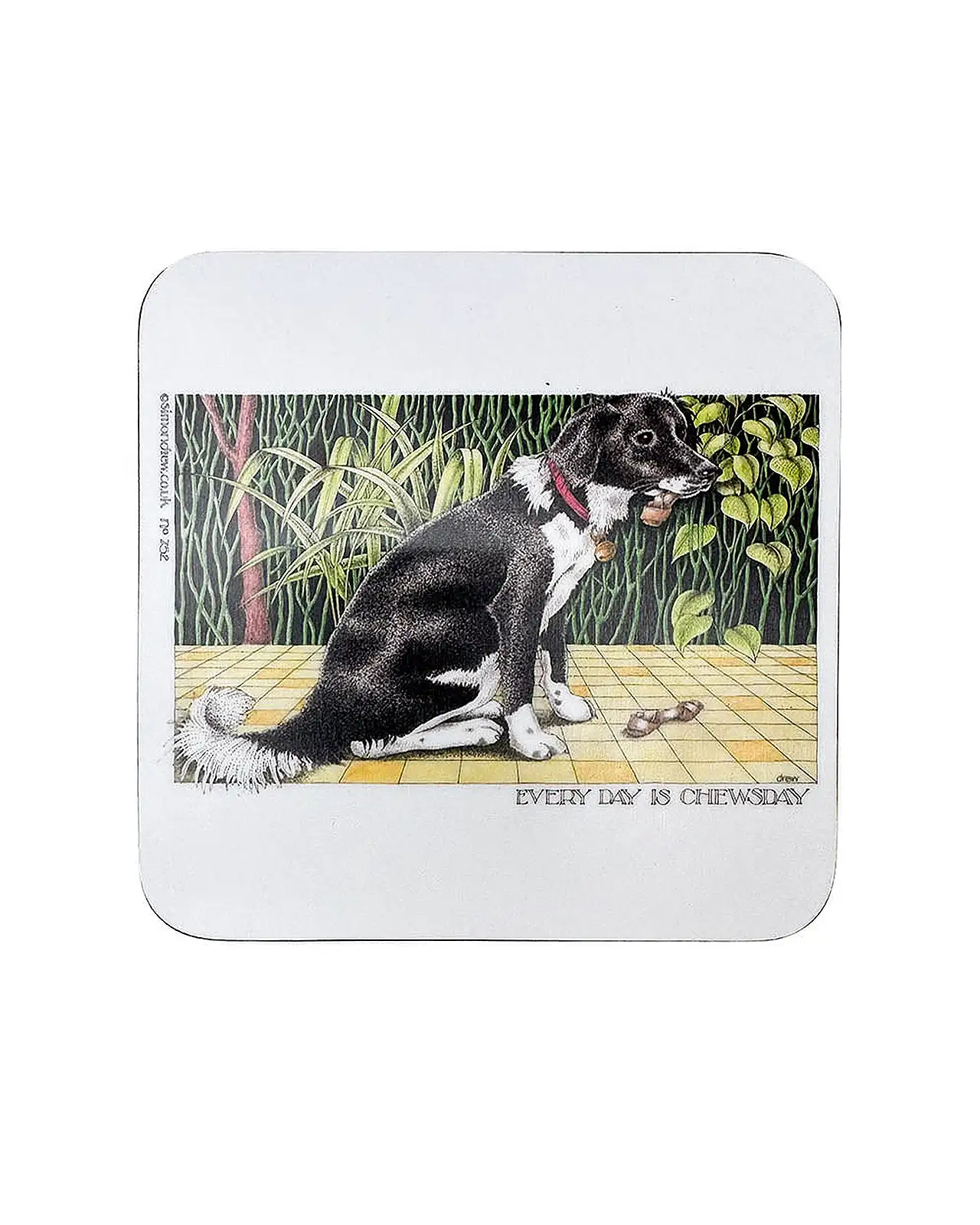 Coasters Fox and Chave Simon Drew Coaster - Chewsday £4.00
