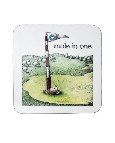 Coasters Fox and Chave Simon Drew Coaster - Mole In One £4.00