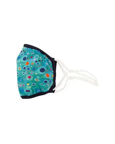Face Masks Fox and Chave Klimt Turquoise Face Mask £11.00