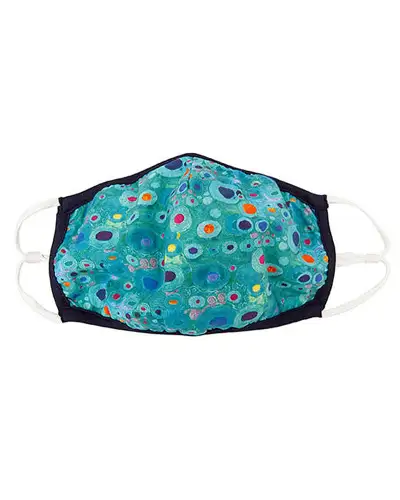 Face Masks Fox and Chave Klimt Turquoise Face Mask £11.00