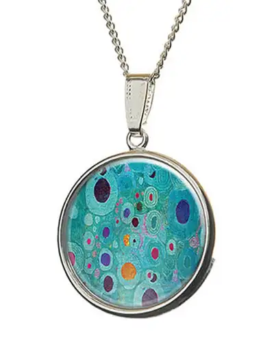 Pendants Fox and Chave Klimt Turquoise Pendant £23.00
