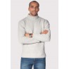 Jumpers Brook Taverner Waver Winter White Lambswool Turtle Neck Jumper £71.00