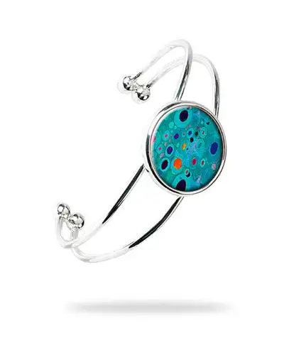Bangles Fox and Chave Klimt Turquoise Bangle £25.00