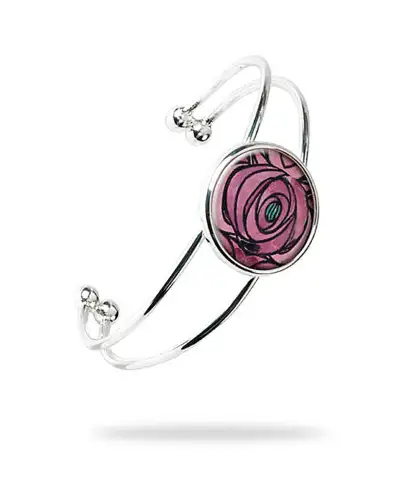 Bangles Fox and Chave Mackintosh Rose and Teardrop Bangle £25.00