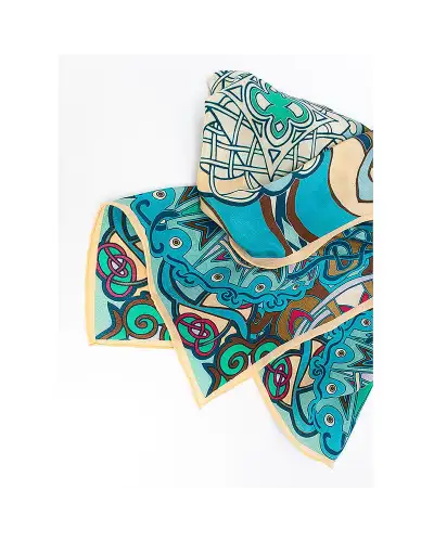 Scarves Fox and Chave Celtic Phoenix Crêpe De Chine Scarf £45.00