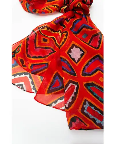Scarves Fox and Chave Mola Butterflies Chiffon Scarf £52.00