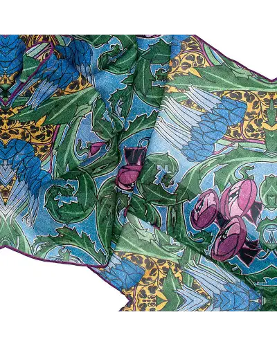 Scarves Fox and Chave Napier Thistle Chiffon Scarf £39.00