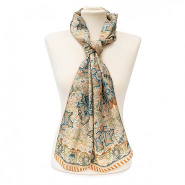 Scarves Fox and Chave Morris Artichoke Habotai Scarf £42.00