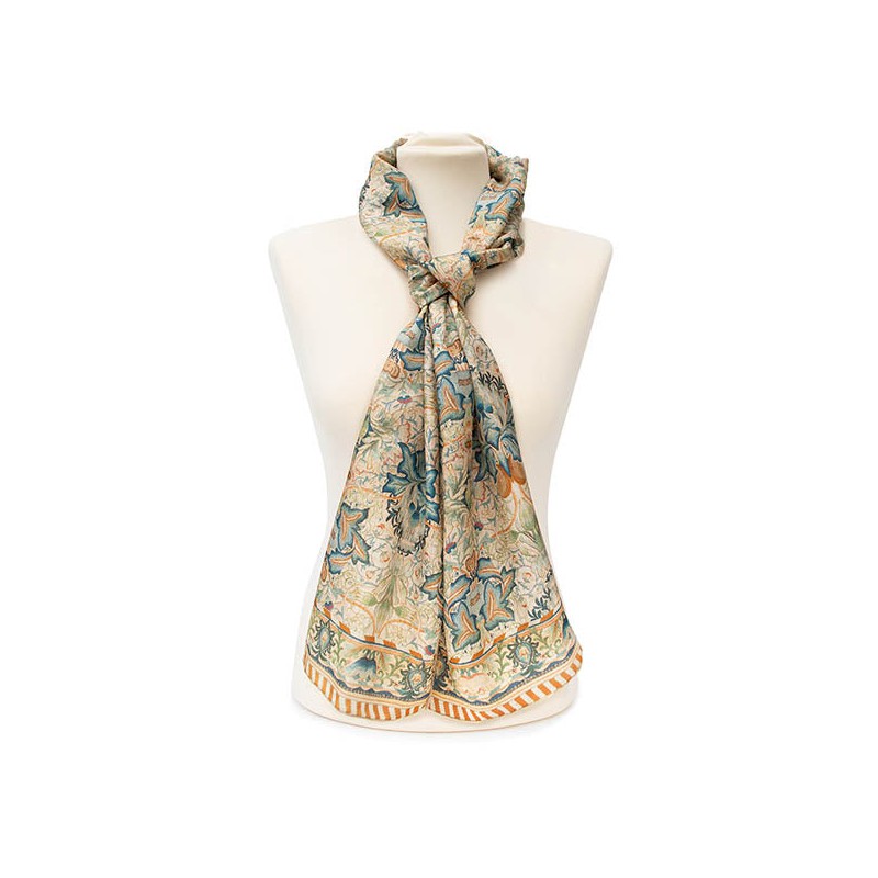 Scarves Fox and Chave Morris Artichoke Habotai Scarf £42.00