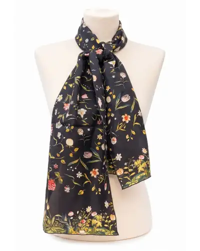 Scarves Fox and Chave 17Th Century Carpet Silk Habotai Scarf £32.00