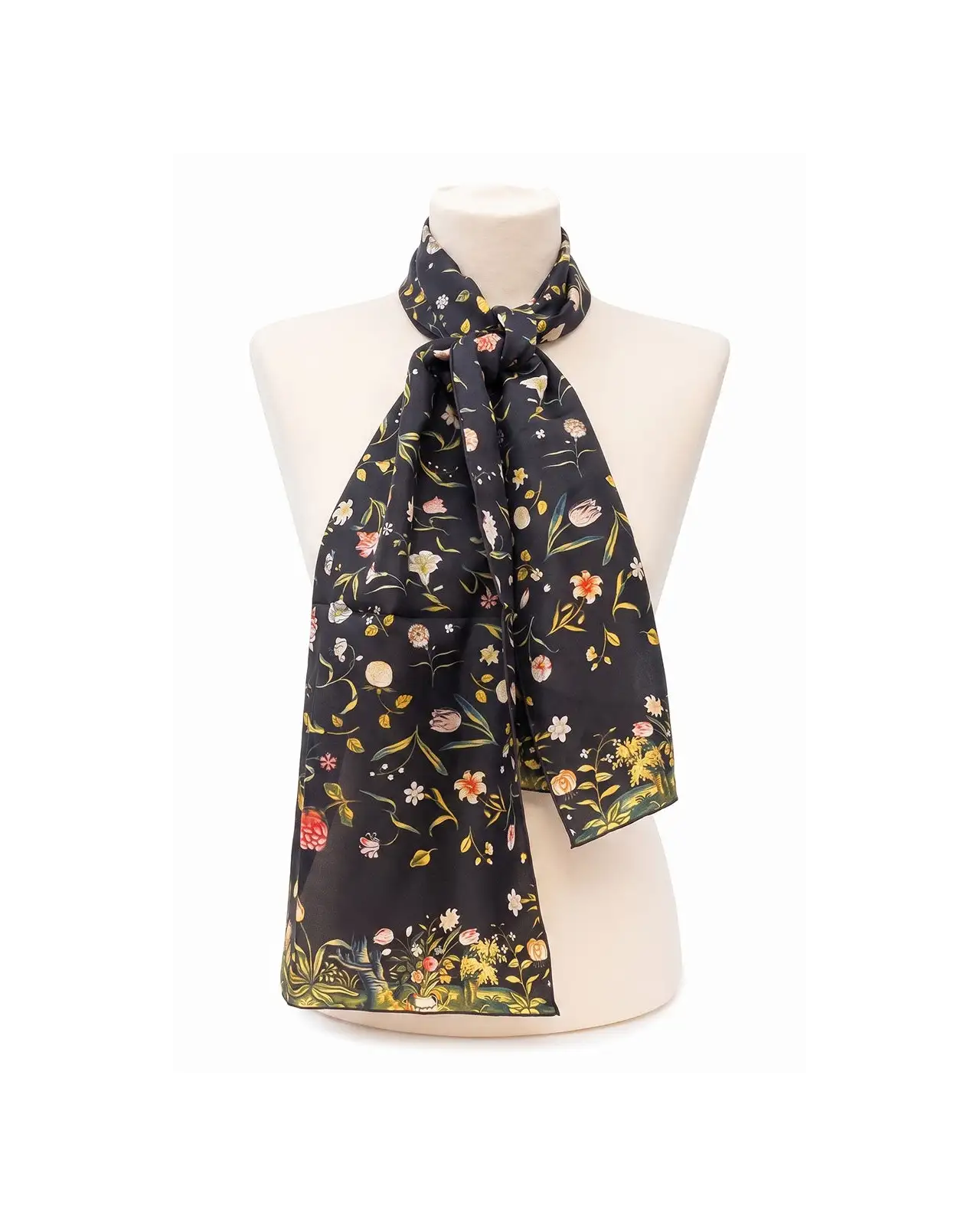 Scarves Fox and Chave 17Th Century Carpet Silk Habotai Scarf £32.00