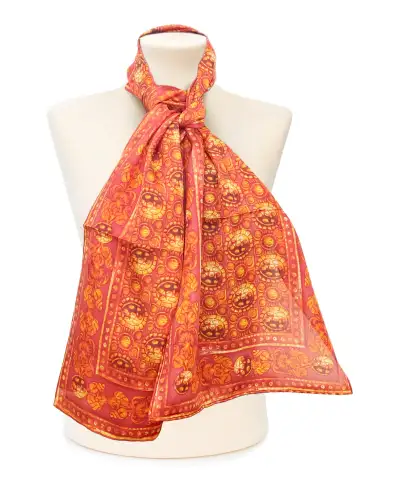 Scarves Fox and Chave Jewelled Renaissance Silk Habotai Scarf £32.00