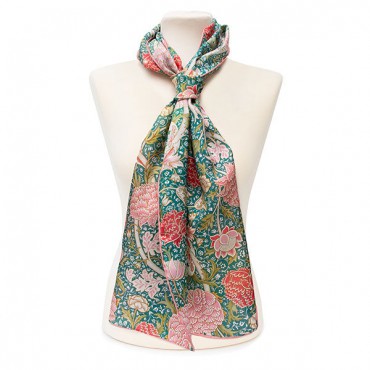 Scarves Fox and Chave Morris Cray Habotai Scarf £42.00