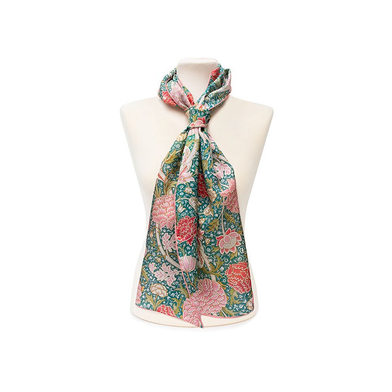 Scarves Fox and Chave Morris Cray Habotai Scarf £42.00