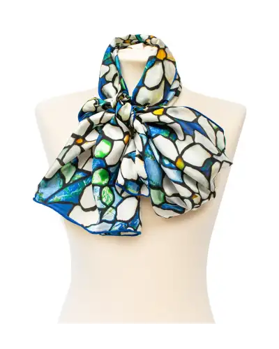 Scarves Fox and Chave Tiffany Clematis Silk Habotai Scarf £42.00