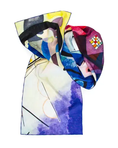 Scarves Fox and Chave Kandinsky Colour Cubes Silk Habotai Scarf £42.00