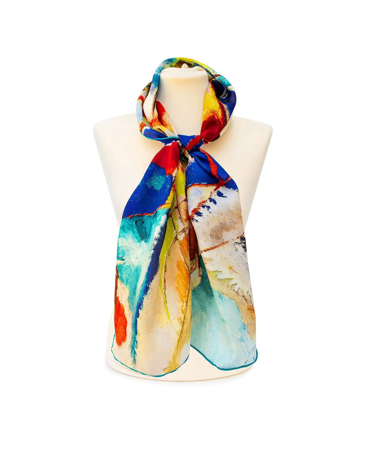 Scarves Fox and Chave Kandinsky Improvisation No 30 Silk Habotai Scarf £42.00