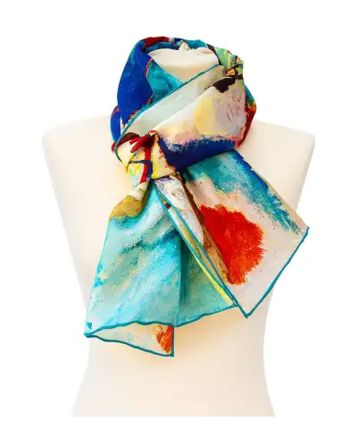 Scarves Fox and Chave Kandinsky Improvisation No 30 Silk Habotai Scarf £42.00