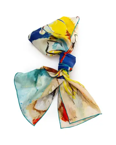 Scarves Fox and Chave Kandinsky Improvisation No 30 Silk Habotai Scarf £42.00