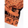 Scarves Fox and Chave Greek Charioteer Scarf Crepe De Chine Scarf-FC-41-673 £45.00