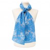 Scarves Fox and Chave Morris Tulips Crepe De Chine Scarf-FC-41-656 £45.00