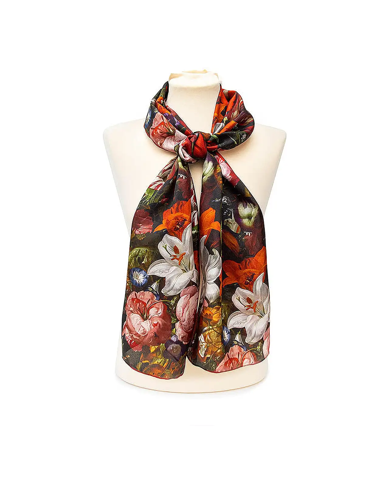 Scarves Fox and Chave Rachel Ruysch Silk Habotai Scarf £42.00