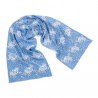 Scarves Fox and Chave Morris Tulips Crepe De Chine Scarf-FC-41-656 £45.00