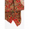 Scarves Fox and Chave Klimt Red Crepe De Chine Scarf-FC-41-654 £45.00