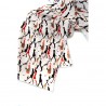 Scarves Fox and Chave Going To Work Pearl Crepe De Chine Scarf-FC-41-120 £45.00