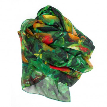 Scarves Fox and Chave John Singer Sargent Pomegranate Chiffon Scarf £52.00